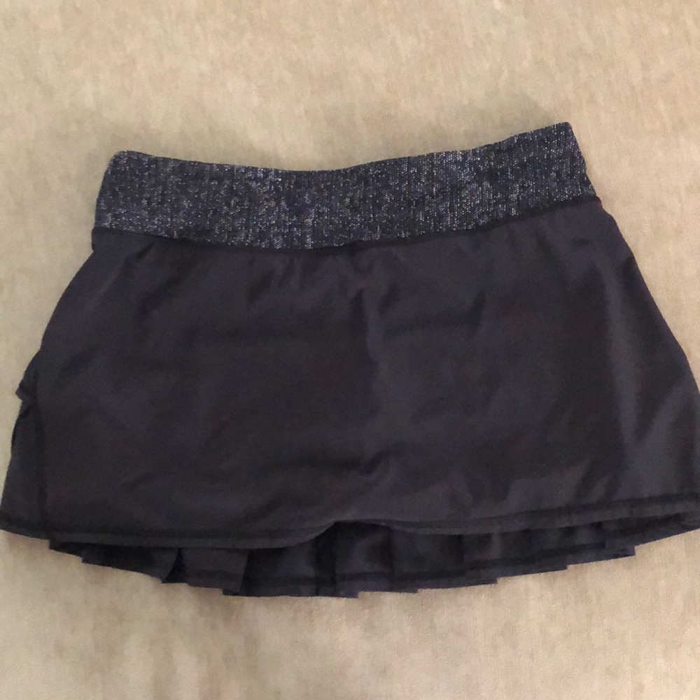 Lululemon black tennis skirt